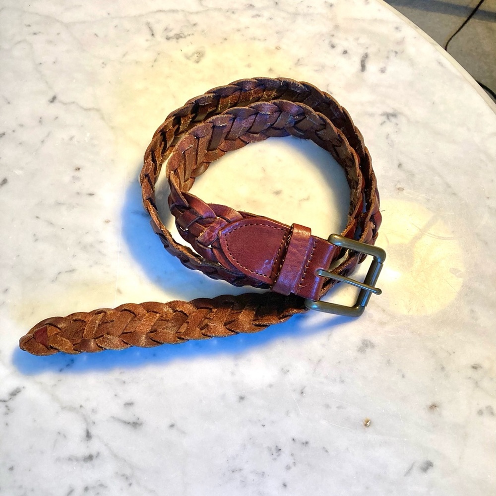 Eddie Bauer Woven Leather Belt